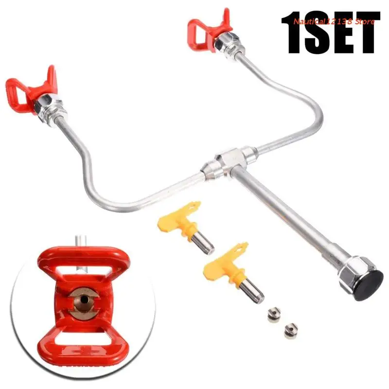 Quick Connection Sprayer Spray Tip Extension Rod Pole for Airless Painting
Quick Connection Sprayer Spray Tip Extension Rod Pole for Airless Painting