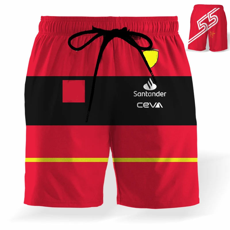 2023 New F1 Formula One Racing Ferrari Team Logo Shorts Men's and Women's Outdoor Sports Beach Pants Quick Drying and Breathable
2023 New F1 Formula One Racing Ferrari Team Logo Shorts Men's and Women's Outdoor Sports Beach Pants Quick Drying and Breathable