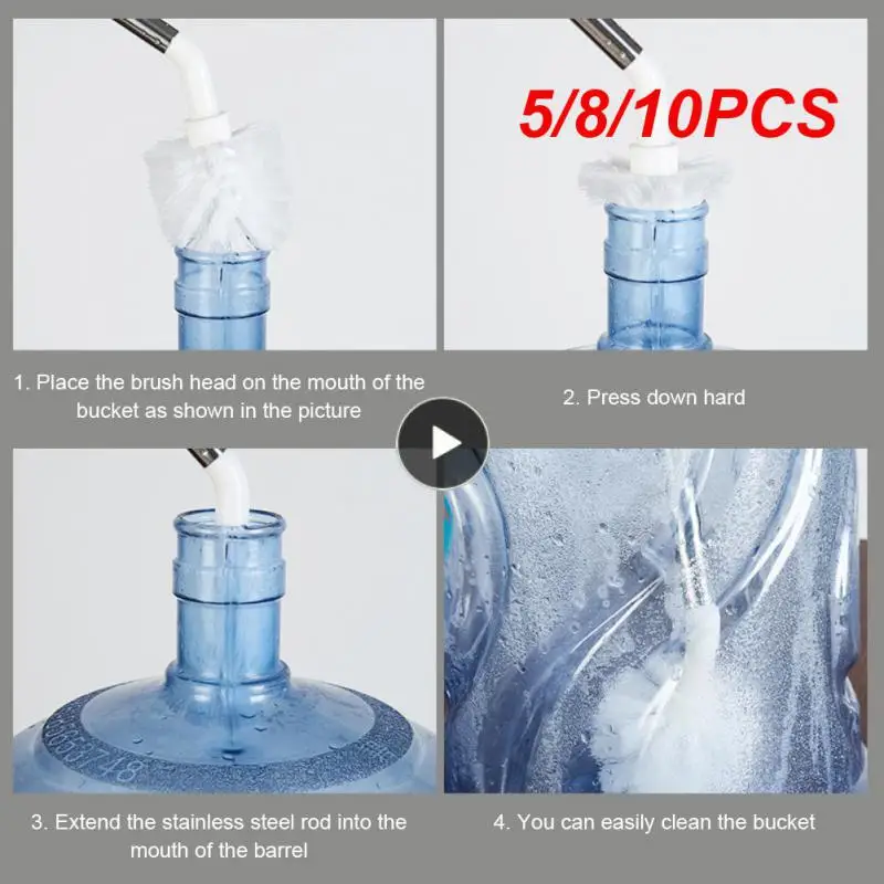 5/8/10PCS Omnidirectional Washing Brush Water Dispenser Mineral Water Bucket Bucket Cleaning Brush Household Bucket Brush
5/8/10PCS Omnidirectional Washing Brush Water Dispenser Mineral Water Bucket Bucket Cleaning Brush Household Bucket Brush