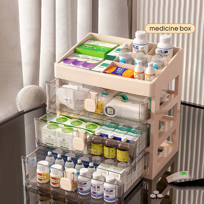 Drawer Type Desktop Medical Box Portable Travel First Aid Kit 2/3 Layers Large Capacity Household Medicine Storage Organizer Box
Drawer Type Desktop Medical Box Portable Travel First Aid Kit 2/3 Layers Large Capacity Household Medicine Storage Organizer Box