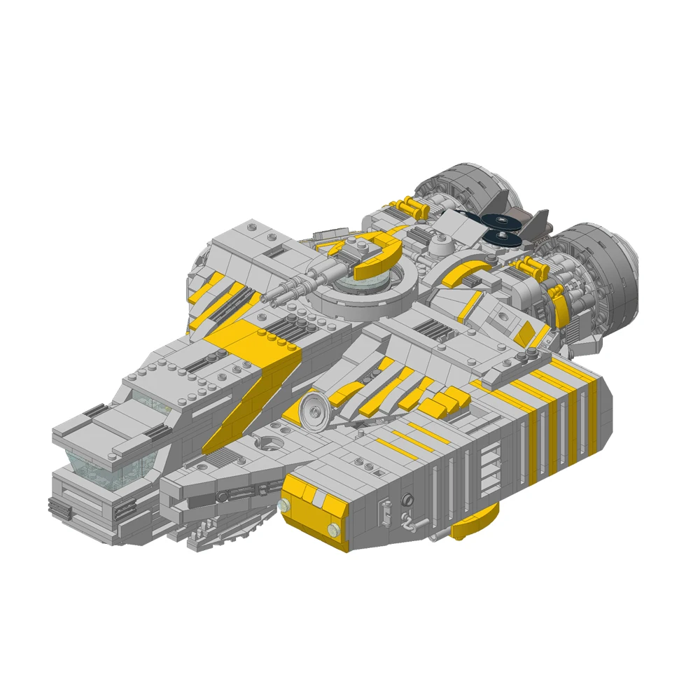 MOC Space Wars Ship XS-Stock Light Freighter Airship Spaceship Buidling Blocks Bricks Parts Assemble Edu DIY Toy Kid Adult Gift
MOC Space Wars Ship XS-Stock Light Freighter Airship Spaceship Buidling Blocks Bricks Parts Assemble Edu DIY Toy Kid Adult Gift