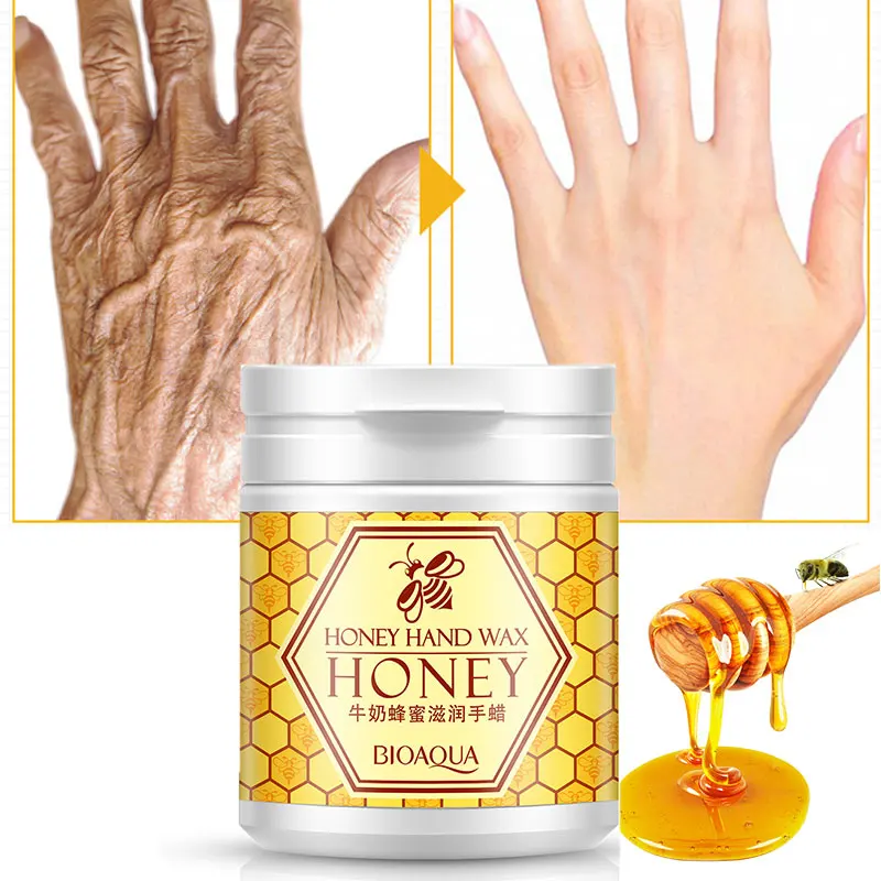 Hand Wax Exfoliating Moisturizing Nourishing Repair Anti-dry Rough Brightening Honey Milk Extract Hand Mask Hand Skin Care 170g
Hand Wax Exfoliating Moisturizing Nourishing Repair Anti-dry Rough Brightening Honey Milk Extract Hand Mask Hand Skin Care 170g
