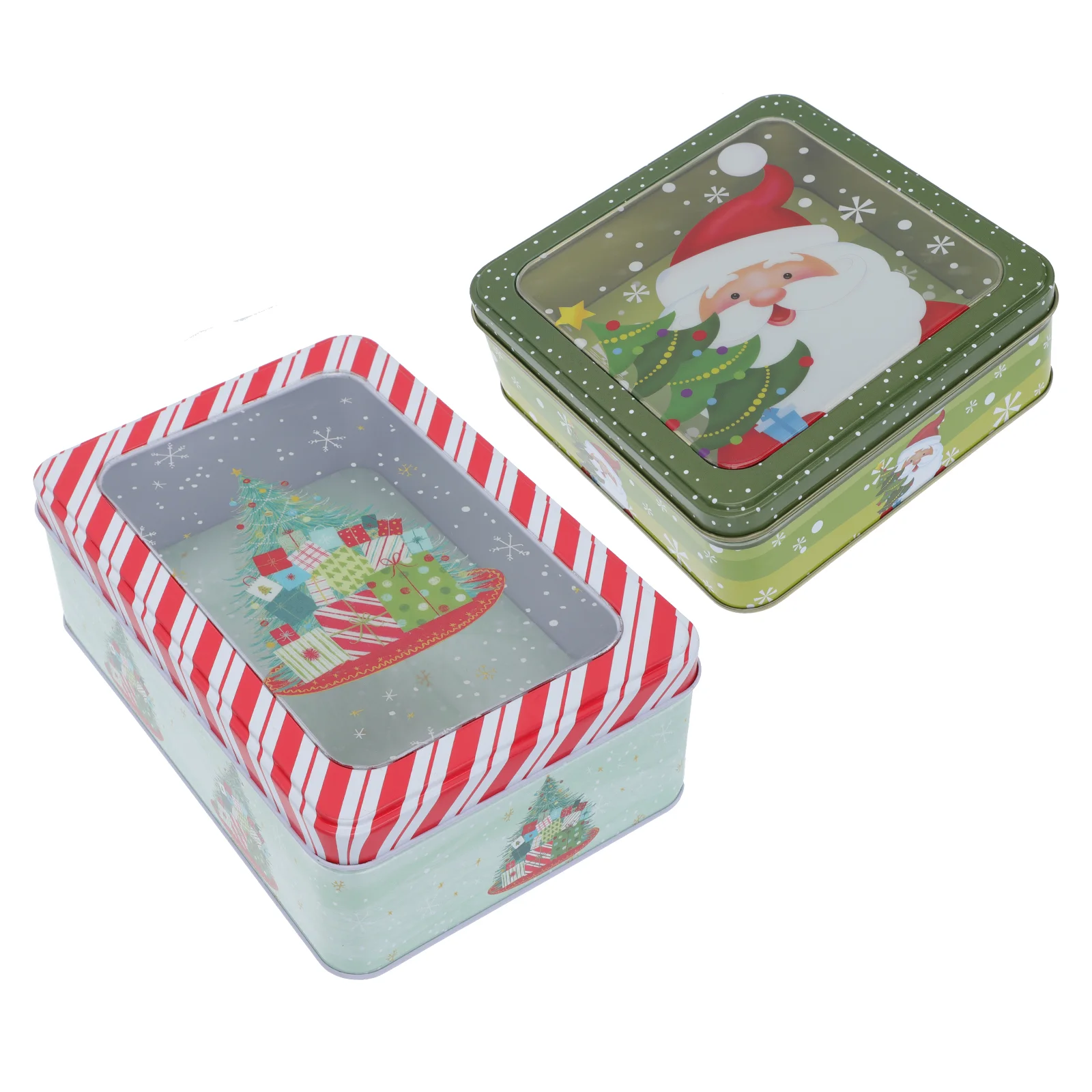 2PCS Metal Cookie Box Christmas Tins Santa Gfit Tin Christmas Gift Container Xmas Candy Boxes Christmas Candy Tin
2PCS Metal Cookie Box Christmas Tins Santa Gfit Tin Christmas Gift Container Xmas Candy Boxes Christmas Candy Tin
