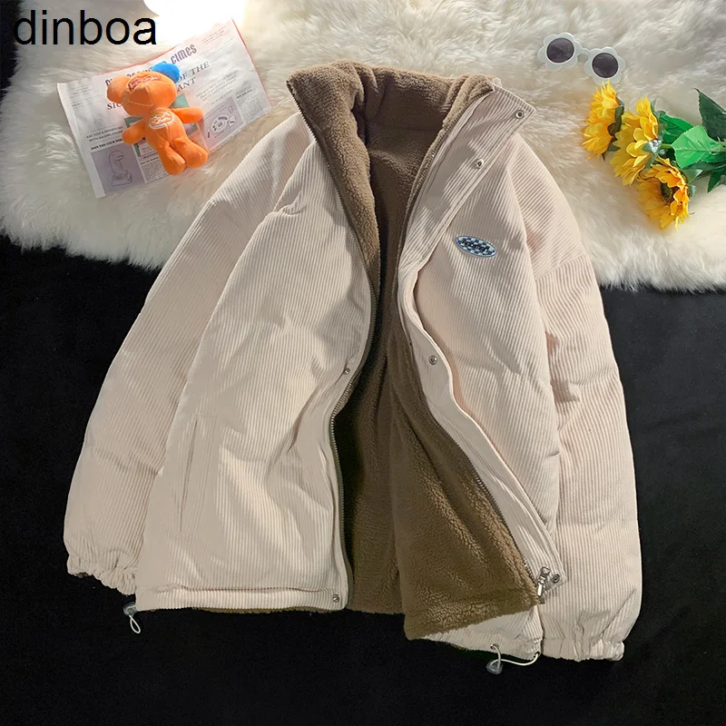 Women Corduroy Jacket Vintage Lamb Fleece Cotton Parkas Coat 2022 Winter Fashion Thick Warm Clothes Loose Double-sided Outerwear
Women Corduroy Jacket Vintage Lamb Fleece Cotton Parkas Coat 2022 Winter Fashion Thick Warm Clothes Loose Double-sided Outerwear