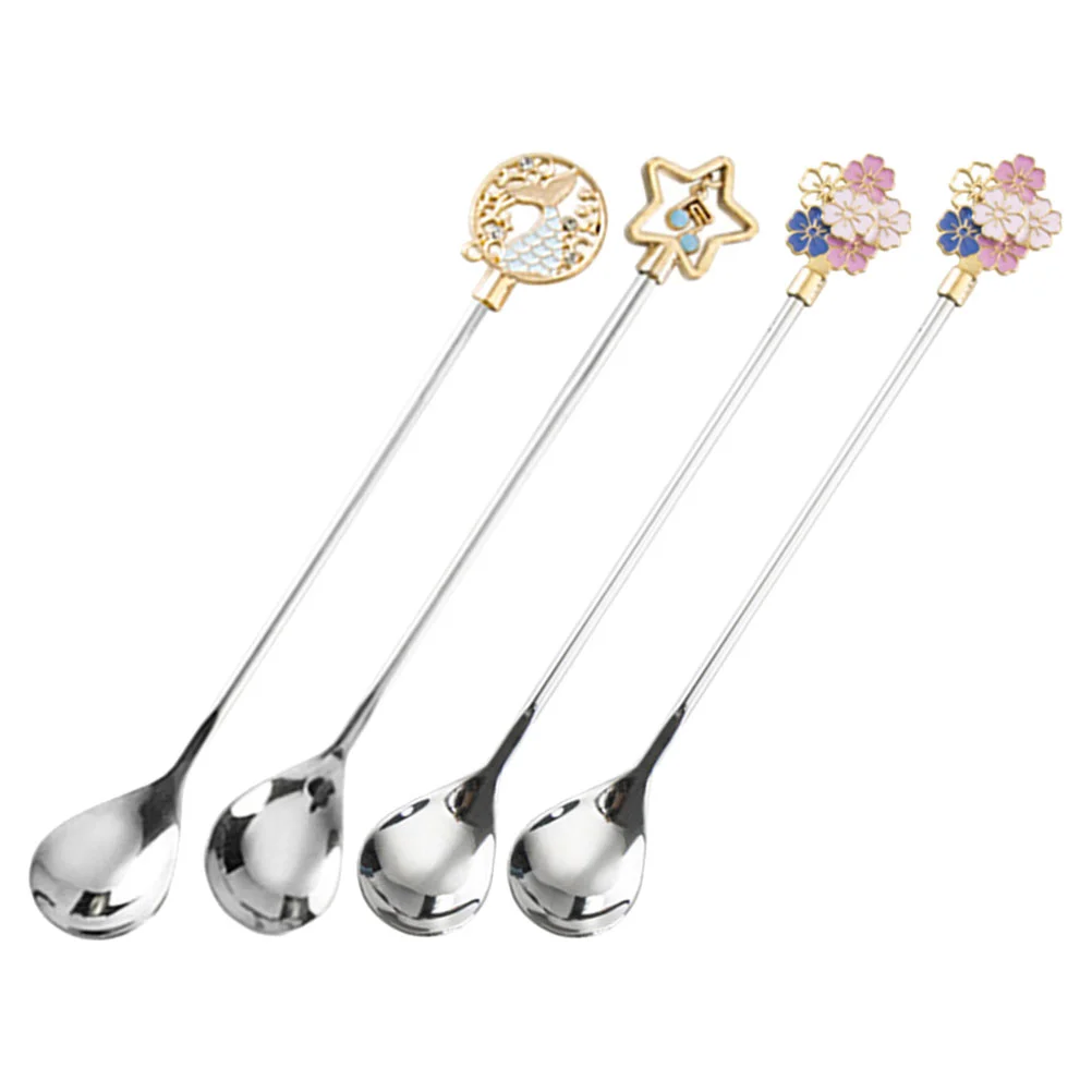 4 Pcs Stainless Steel Mixing Spoon Jam Coffee Drink Set Cake Dessert Food Stirring Spoons Tea Ice Cream
4 Pcs Stainless Steel Mixing Spoon Jam Coffee Drink Set Cake Dessert Food Stirring Spoons Tea Ice Cream