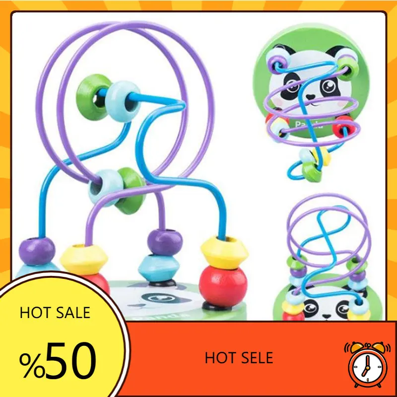 Baby Montessori Math Toy Wooden Circles Bead Wire Maze Roller Coaster Abacus Educational Puzzle Toys For Kids Boys Girls Gifts
Baby Montessori Math Toy Wooden Circles Bead Wire Maze Roller Coaster Abacus Educational Puzzle Toys For Kids Boys Girls Gifts
