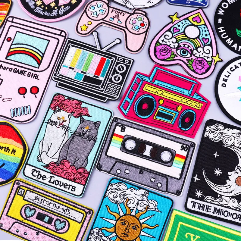Game Console TV Radio Patches On Clothes DIY Iron on Patches Cartoon Letter Embroidery Patch For Clothing Moon Sun Patch Badge
Game Console TV Radio Patches On Clothes DIY Iron on Patches Cartoon Letter Embroidery Patch For Clothing Moon Sun Patch Badge