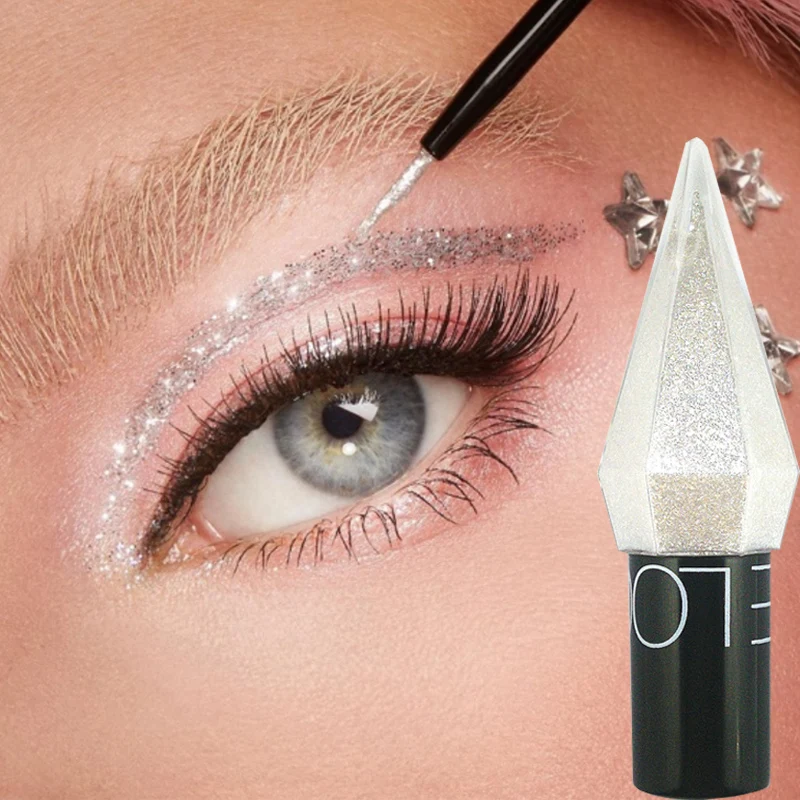 5Colors Lasting Shiny Eye Liners Cosmetics Women Eye Makeup Pigment Silver Rose Gold Color Liquid Glitter Eyeliner Beauty Makeup
5Colors Lasting Shiny Eye Liners Cosmetics Women Eye Makeup Pigment Silver Rose Gold Color Liquid Glitter Eyeliner Beauty Makeup