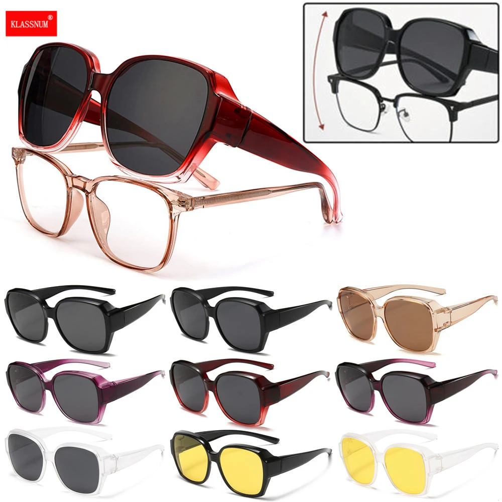 Polarized Sunglasses Fit-Over Cover Over Myopia Prescription Glasses Women Men Driving Goggles Fishing Sun Glasses Frame Eyewear
Polarized Sunglasses Fit-Over Cover Over Myopia Prescription Glasses Women Men Driving Goggles Fishing Sun Glasses Frame Eyewear