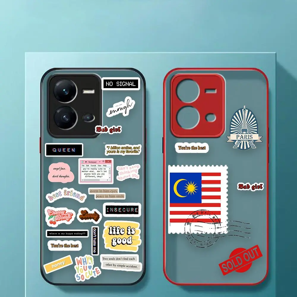 Matte Case Funda Coque For VIVO V25 23E 21E 21 20 19 17 15 11 11I 5 SE S9 6 5 1 PRO PLUS 5G Clear Case Stamp Label Landscape
Matte Case Funda Coque For VIVO V25 23E 21E 21 20 19 17 15 11 11I 5 SE S9 6 5 1 PRO PLUS 5G Clear Case Stamp Label Landscape