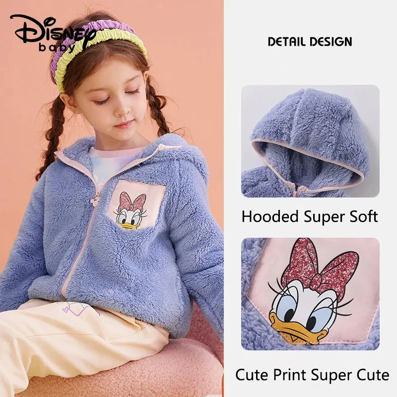 Disney Girls Padded Jacket Hooded Acrylic Minnie Daisy Spring and Winter New British Style Thickened Baby Cotton Clothing Kids
Disney Girls Padded Jacket Hooded Acrylic Minnie Daisy Spring and Winter New British Style Thickened Baby Cotton Clothing Kids