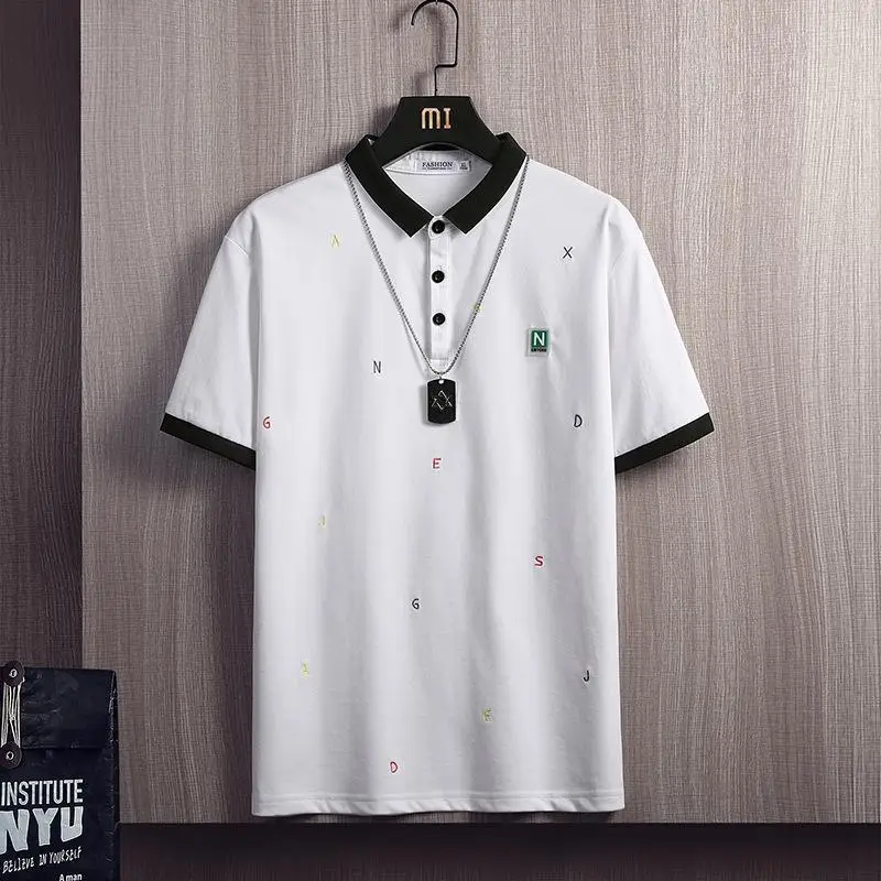 Мужские рубашки-поло для мужчин, мужская футболка в стиле хип-хоп, модель 2022 года, Высококачественная модная дизайнерская одежда
Мужские рубашки-поло для мужчин, мужская футболка в стиле хип-хоп, модель 2022 года, Высококачественная модная дизайнерская одежда