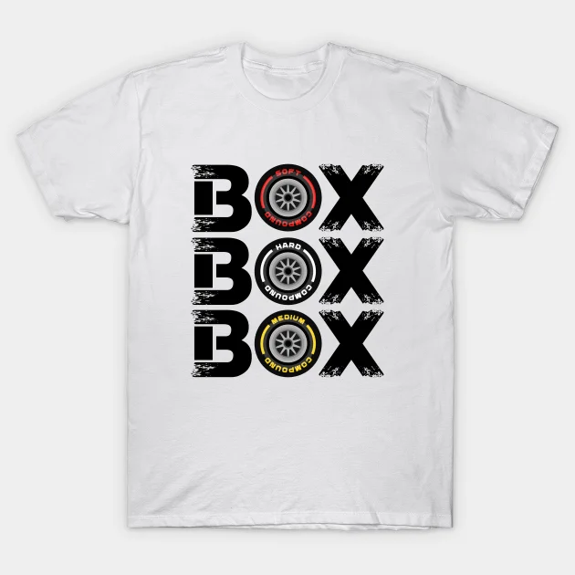 Men/Women's Summer Street Fashion Hip Hop Box Box Box F1 Tyre Compound V2 Design Formula 1 T-shirt Cotton Tees Short Sleeve Tops
Men/Women's Summer Street Fashion Hip Hop Box Box Box F1 Tyre Compound V2 Design Formula 1 T-shirt Cotton Tees Short Sleeve Tops