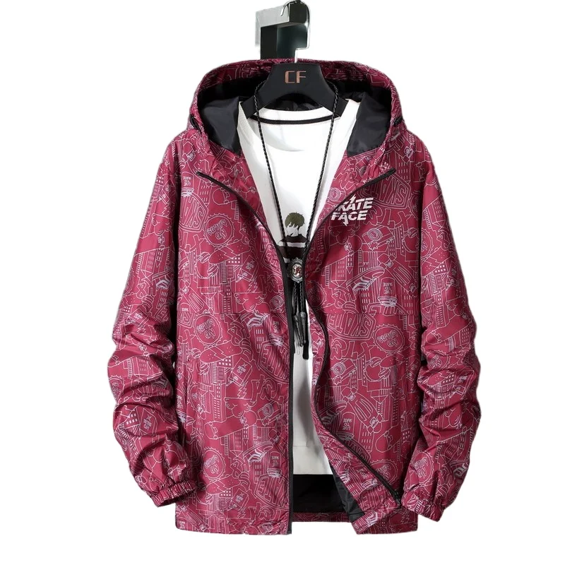 150KG spring Autumn men's jacket large size loose casual trend printed hooded jacket men clothing plus size 7XL 8XL 9XL 10XL
150KG spring Autumn men's jacket large size loose casual trend printed hooded jacket men clothing plus size 7XL 8XL 9XL 10XL