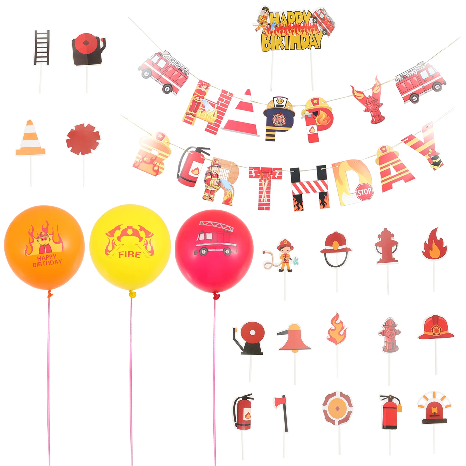 Party Birthday Fire Truck Supplies Decorations Firefighter Firemanbanner Favors Balloon Engine Favor Bags Garland Cupcake Decor
Party Birthday Fire Truck Supplies Decorations Firefighter Firemanbanner Favors Balloon Engine Favor Bags Garland Cupcake Decor