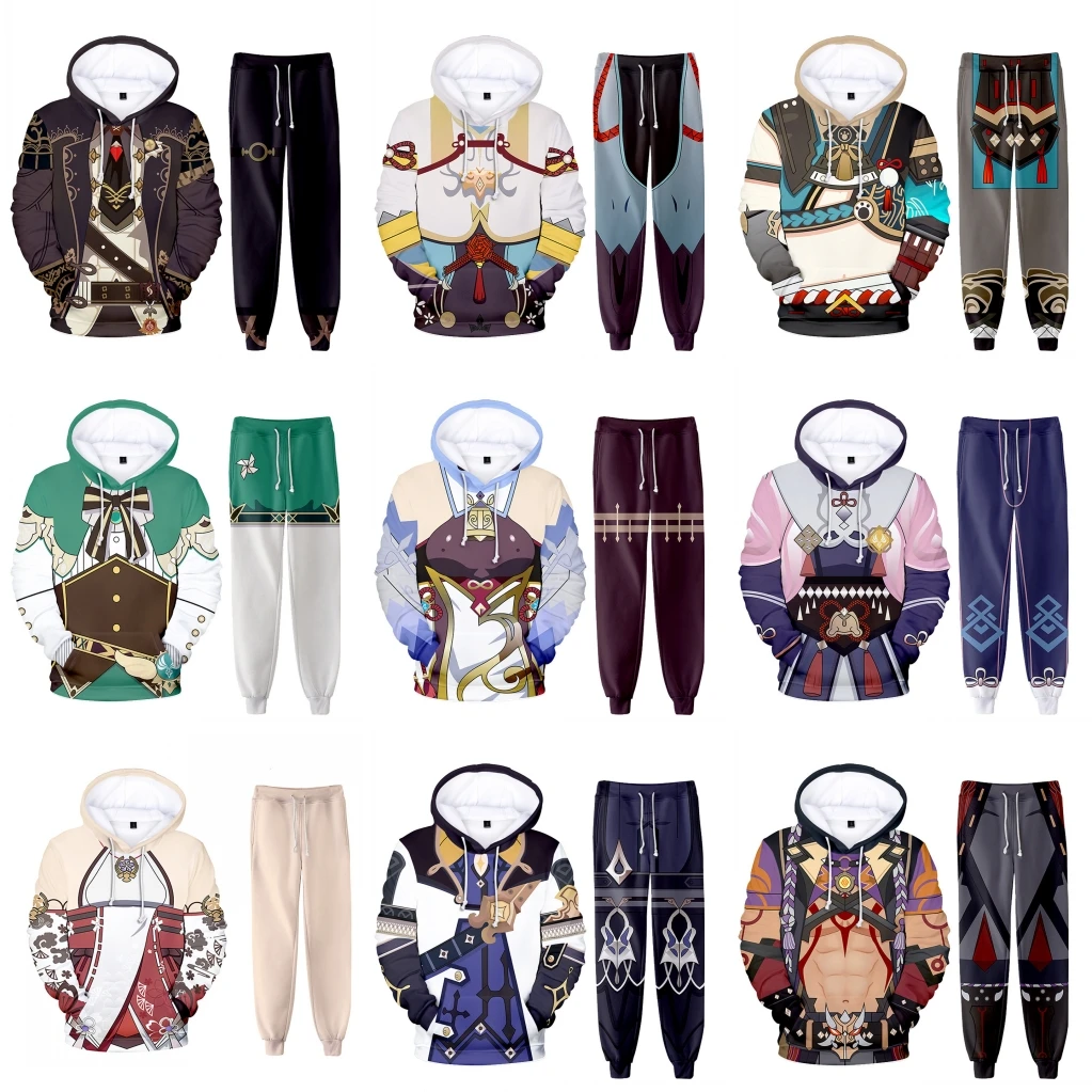 Genshin Impact Arataki Itto Gorou Barbatos Adults Unisex Costume Set Hoodies Sweatshirt Cosplay Hooded Jacket Coat Pants Suit
Genshin Impact Arataki Itto Gorou Barbatos Adults Unisex Costume Set Hoodies Sweatshirt Cosplay Hooded Jacket Coat Pants Suit