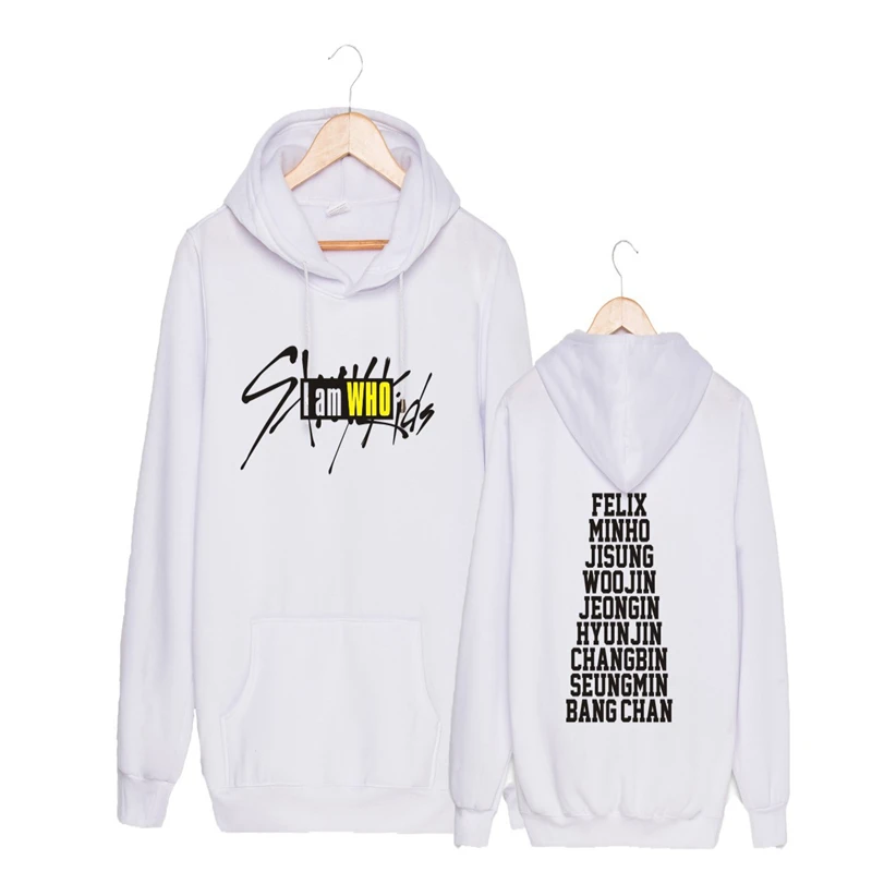 I am WHO Hoodie Stray Kids Sweatshirts Bang Chan Min-Ho Chang-Bin Hyun-Jin Ji Sung Young-Bok Pullovers Sudadera STAY Gifts
I am WHO Hoodie Stray Kids Sweatshirts Bang Chan Min-Ho Chang-Bin Hyun-Jin Ji Sung Young-Bok Pullovers Sudadera STAY Gifts