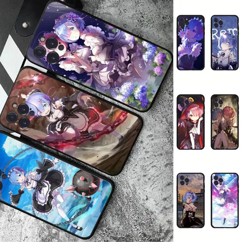 RE ZERO Ram Rem Anime Phone Case For iPhone 6 7 8 Plus 11 12 13 14 Pro SE 2020 MAX Mini X XS XR Back Funda Cover
RE ZERO Ram Rem Anime Phone Case For iPhone 6 7 8 Plus 11 12 13 14 Pro SE 2020 MAX Mini X XS XR Back Funda Cover