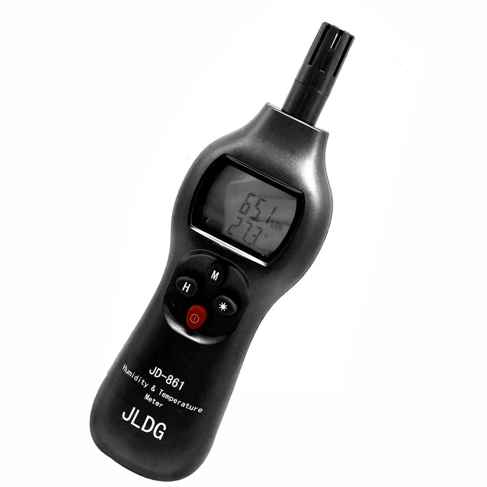 LCD Display Digital Temperature and Humidity Meter with Backlight ℃/℉ Adjustable Support Data Hold Function
LCD Display Digital Temperature and Humidity Meter with Backlight ℃/℉ Adjustable Support Data Hold Function