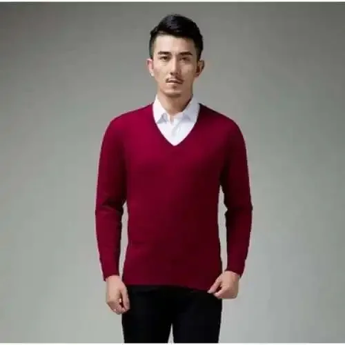 Men 2023 Autumn Winter Fashion Solid Color Sweater Tops Men's V-neck Slim Pullover Male Thicken Warm Knitted L166
Men 2023 Autumn Winter Fashion Solid Color Sweater Tops Men's V-neck Slim Pullover Male Thicken Warm Knitted L166