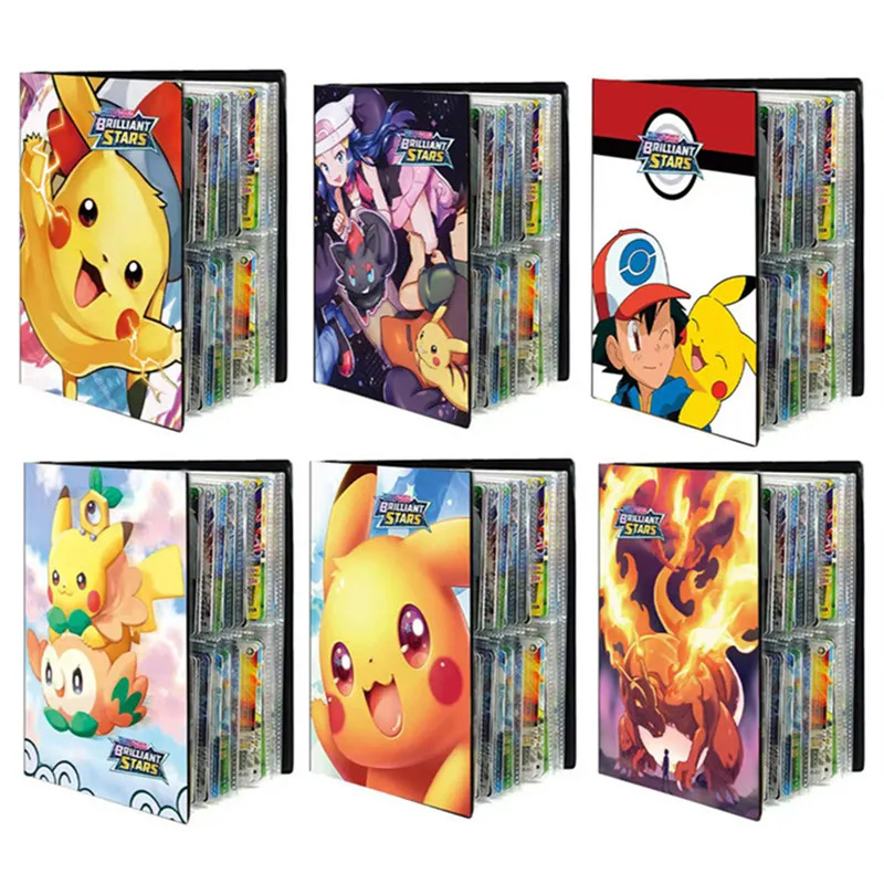 Album Pokemon Cards Book Cartoon Anime New 240PCS Game Cartas VMAX GX V Spanish French Holder Collection Folder Kid Toy Gift
Album Pokemon Cards Book Cartoon Anime New 240PCS Game Cartas VMAX GX V Spanish French Holder Collection Folder Kid Toy Gift