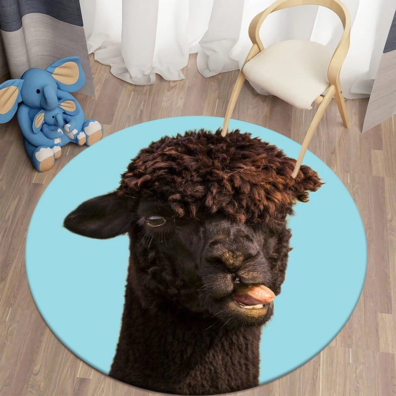 Круглый напольный коврик с принтом животных, милый декоративный ковер для украшения дома, спальни, нескользящий коврик
Круглый напольный коврик с принтом животных, милый декоративный ковер для украшения дома, спальни, нескользящий коврик