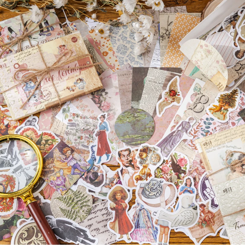 60pcs Retro Screening Room Theater Decorative Stickers Scrapbooking Label Vintage Material Paper Diary Stationery Art Planner
60pcs Retro Screening Room Theater Decorative Stickers Scrapbooking Label Vintage Material Paper Diary Stationery Art Planner
