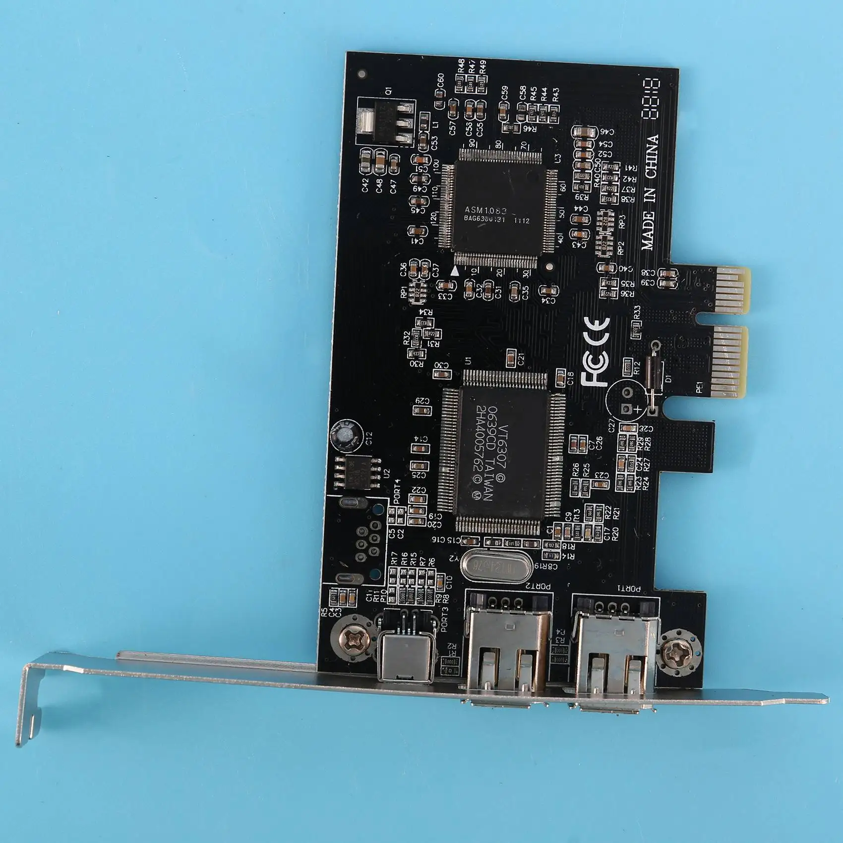 Карта Firewire 1394 PCIe 3 порта 1394A PCI Express на внешний контроллер адаптера IEEE | Компьютеры и