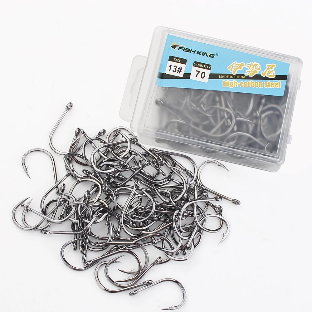 100Pcs Fishing Hooks Set Carbon Steel Single Circle Fishing Hook Fly Fishing Jip Barbed Carp Hooks Sea Tackle Accessories
100Pcs Fishing Hooks Set Carbon Steel Single Circle Fishing Hook Fly Fishing Jip Barbed Carp Hooks Sea Tackle Accessories