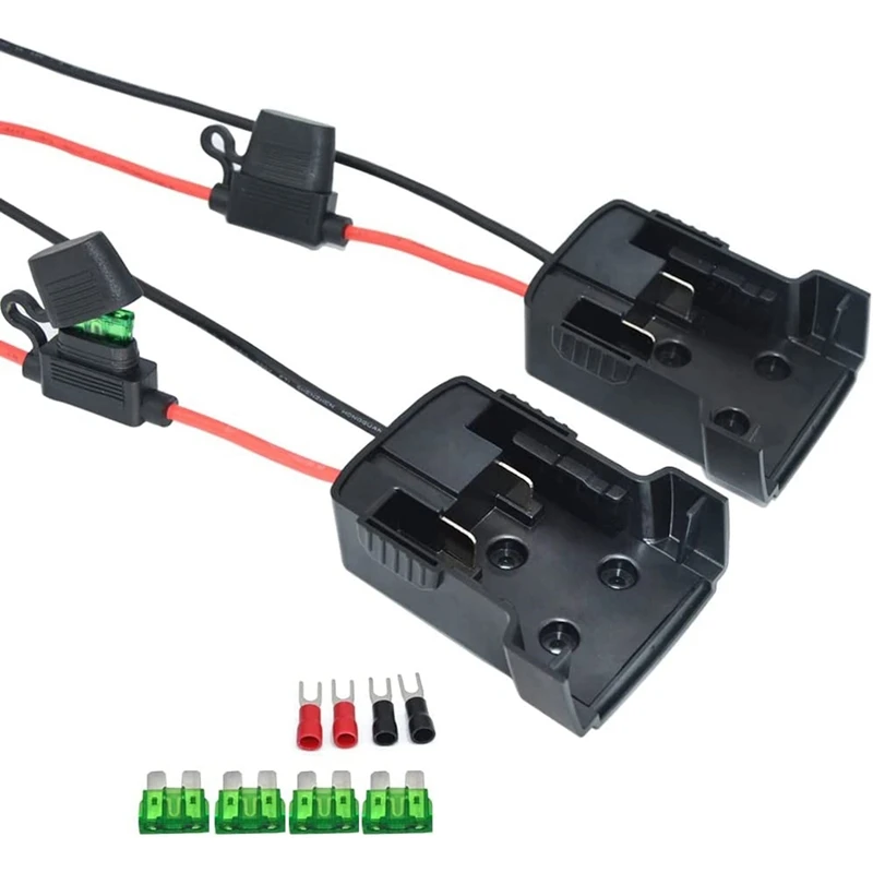 2PCS Power Wheels Upgrade Adapter For MK Battery Adapter M18 18V,With Fuse 12AWG Wire (Black)
2PCS Power Wheels Upgrade Adapter For MK Battery Adapter M18 18V,With Fuse 12AWG Wire (Black)