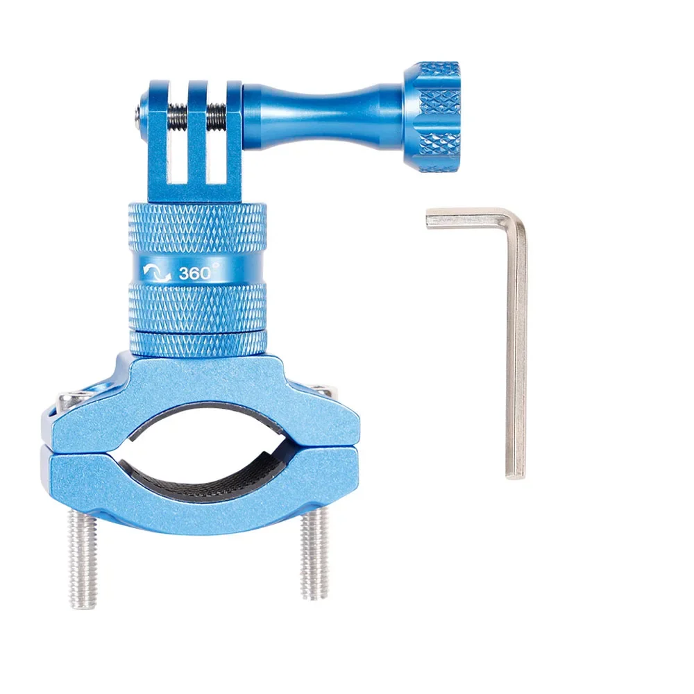 Mountain Bike Mount for GoPro 10/9/8/7/6/5s/5/4s/4, Sj4000, 360 Degree Rotation Aluminium Bicycle Handlebar Holder Rack Clamps
Mountain Bike Mount for GoPro 10/9/8/7/6/5s/5/4s/4, Sj4000, 360 Degree Rotation Aluminium Bicycle Handlebar Holder Rack Clamps