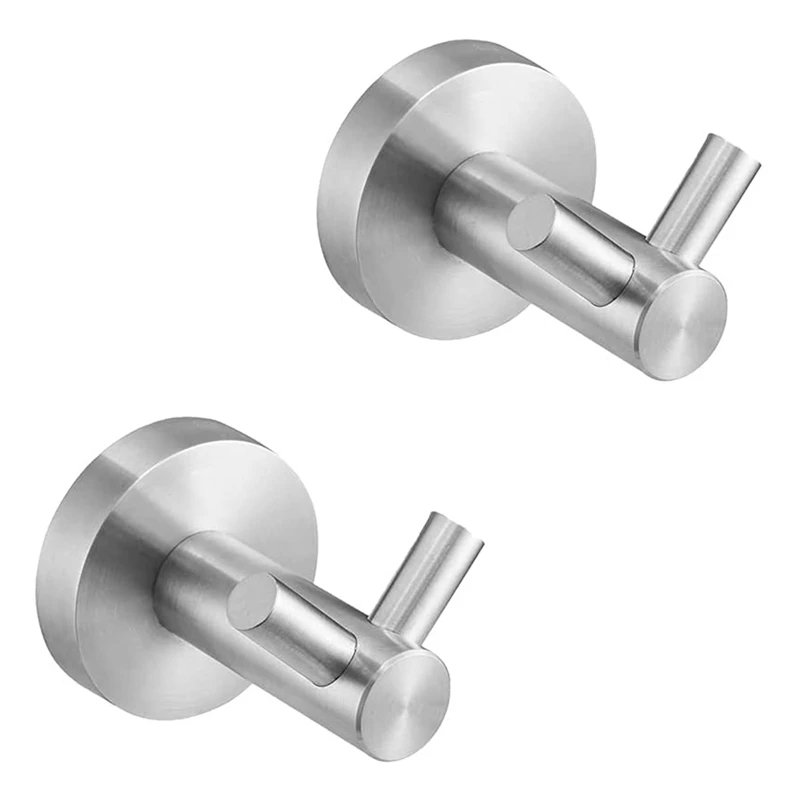 2Pcs Double Towel Hook,Stainless Steel Robe Coat And Clothes Hook Wall Mounted For Bathroom Shower Towel Hook
2Pcs Double Towel Hook,Stainless Steel Robe Coat And Clothes Hook Wall Mounted For Bathroom Shower Towel Hook