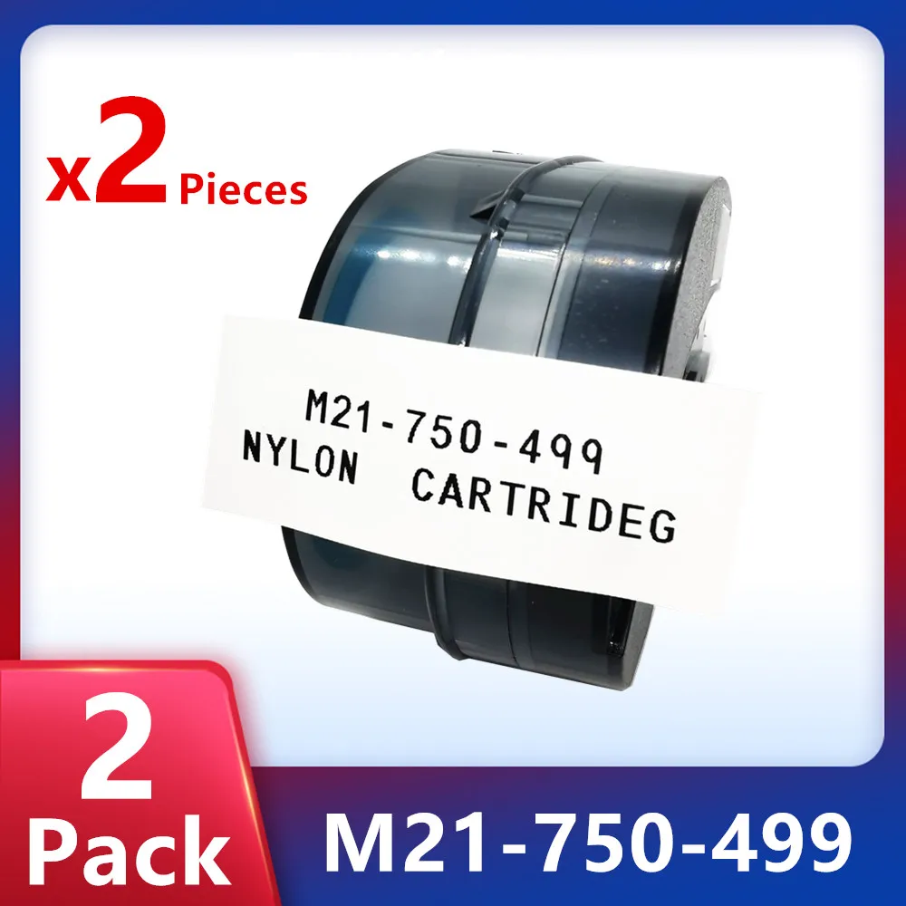 1/2 Pack Replacement M21-750-499 Nylon Cloth Black on White Cartridge Ribbon For Labeller,Handheld Label Printer 
1/2 Pack Replacement M21-750-499 Nylon Cloth Black on White Cartridge Ribbon For Labeller,Handheld Label Printer
