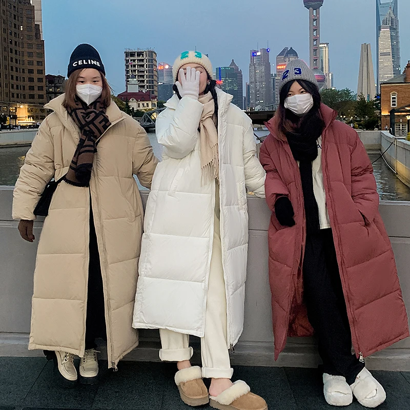 Women's Winter Thicken Long Quilted Coat Parkas Stand Collar Bread Jacket Zip-up Straight Overcoat Warm Outerwears 2023
Women's Winter Thicken Long Quilted Coat Parkas Stand Collar Bread Jacket Zip-up Straight Overcoat Warm Outerwears 2023