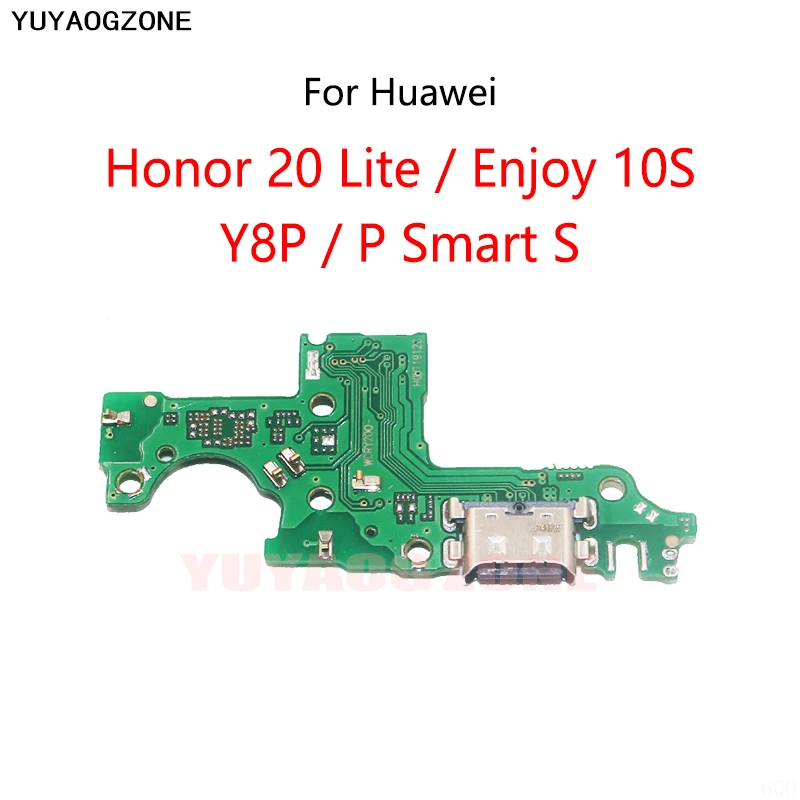 

USB Charging Dock Port Socket Jack Connector Charge Board Flex Cable For Huawei Honor 20 Lite / Enjoy 10S / Y8P / P Smart S