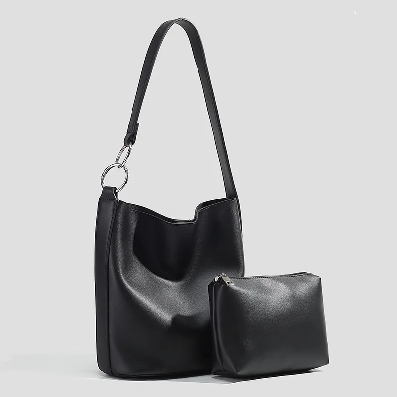 2023 Summer New Solid Colour Pu Leather Women's Bucket Bag 2piece/set Casual Ladies Shoulder Crossbody Bag Simple Female
2023 Summer New Solid Colour Pu Leather Women's Bucket Bag 2piece/set Casual Ladies Shoulder Crossbody Bag Simple Female