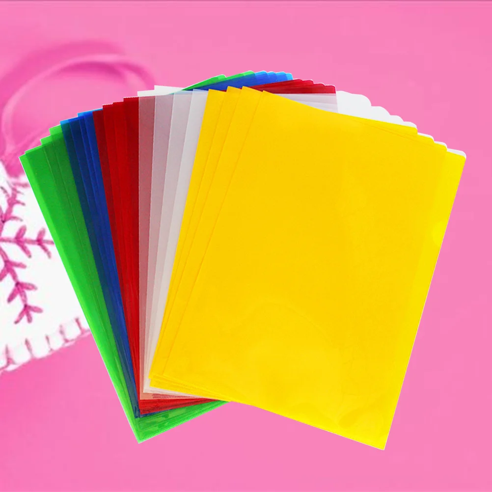 20 PCS Waterproof Document Pouch L File Folder Convenient Manage Holder A4 Pp Transparent
20 PCS Waterproof Document Pouch L File Folder Convenient Manage Holder A4 Pp Transparent