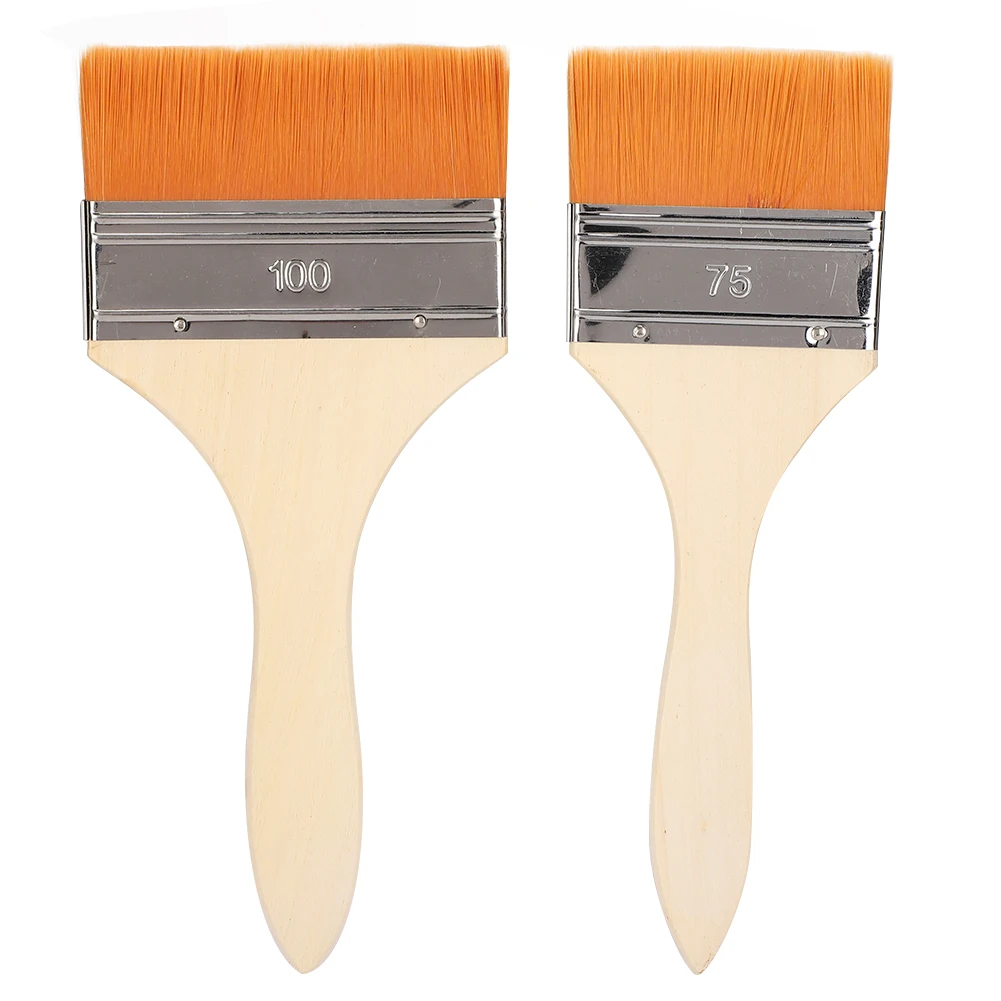 2Pcs Varnish Paint Brush Gouache Watercolor Acrylic Oil Paint Nylon Board Brush Art Supplies Varnish Paint Brush Varnish Paint
2Pcs Varnish Paint Brush Gouache Watercolor Acrylic Oil Paint Nylon Board Brush Art Supplies Varnish Paint Brush Varnish Paint