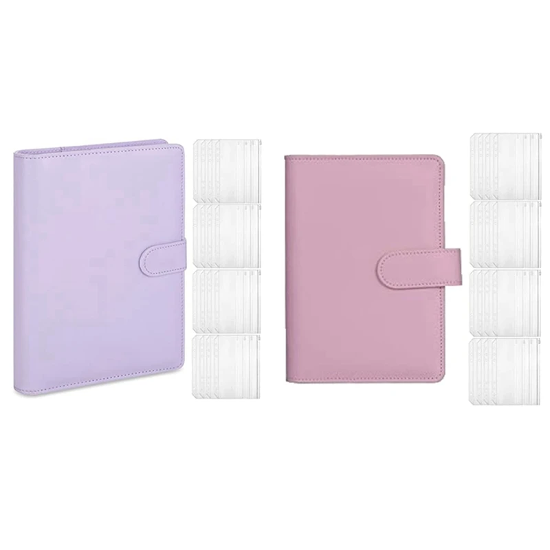 2Set A5 Leather Notebook Binder With 32Pcs A5 Plastic Binder Pockets, Budget Envelope System,A & C
2Set A5 Leather Notebook Binder With 32Pcs A5 Plastic Binder Pockets, Budget Envelope System,A & C