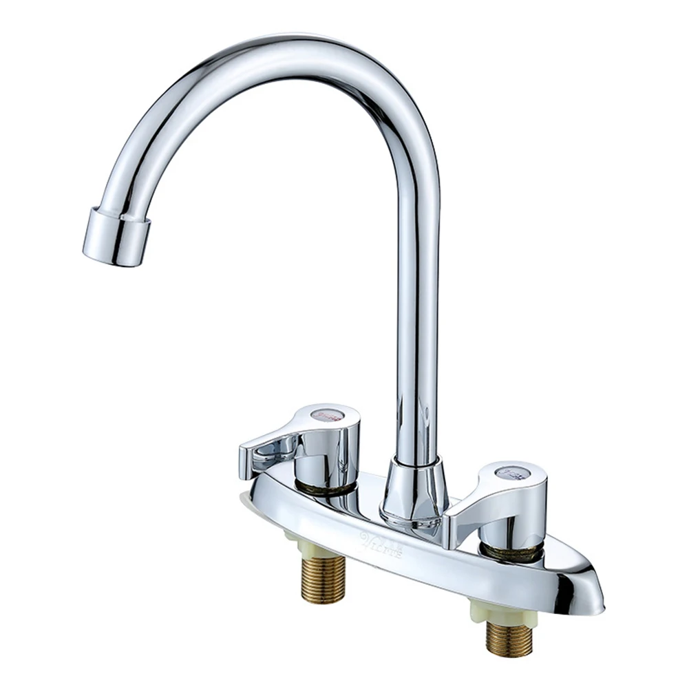 Bathroom Faucets Hot Cold Water Mixer Tap Double Hole Handle Deck Mounted Brass Kitchn Sink Faucets Washbasin Tap
Bathroom Faucets Hot Cold Water Mixer Tap Double Hole Handle Deck Mounted Brass Kitchn Sink Faucets Washbasin Tap
