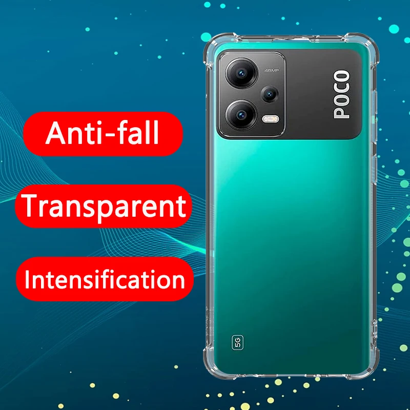 Airbag Shockproof Fine hole Transparent Phone Case For Xiaomi Poco X5 case Anti-drop Lens Protection Clear Case
Airbag Shockproof Fine hole Transparent Phone Case For Xiaomi Poco X5 case Anti-drop Lens Protection Clear Case