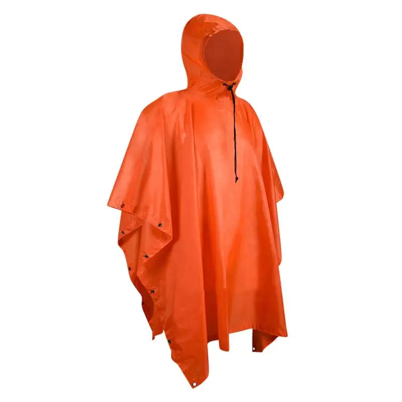 

Hooded Rain Poncho Raincoat Camo Jacket Waterproof Camouflage Rain Poncho Outdoor Portable Shelter For Marine Hiking Camping