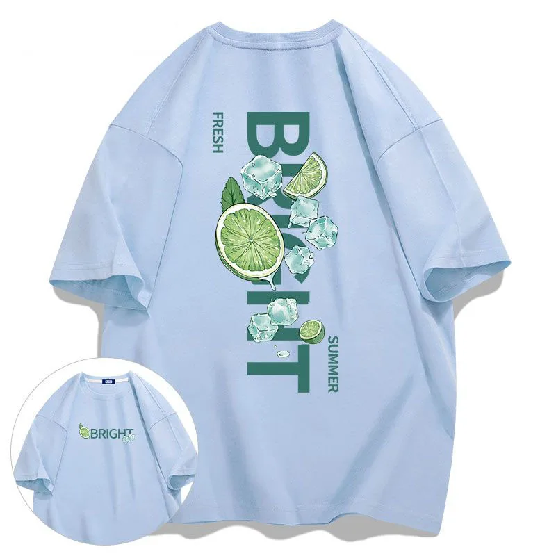 2023 Summer New 100 Cotton Large Men's Casual T-shirt Half Sleeve Printed Lemon Pattern Short Sleeve
2023 Summer New 100 Cotton Large Men's Casual T-shirt Half Sleeve Printed Lemon Pattern Short Sleeve