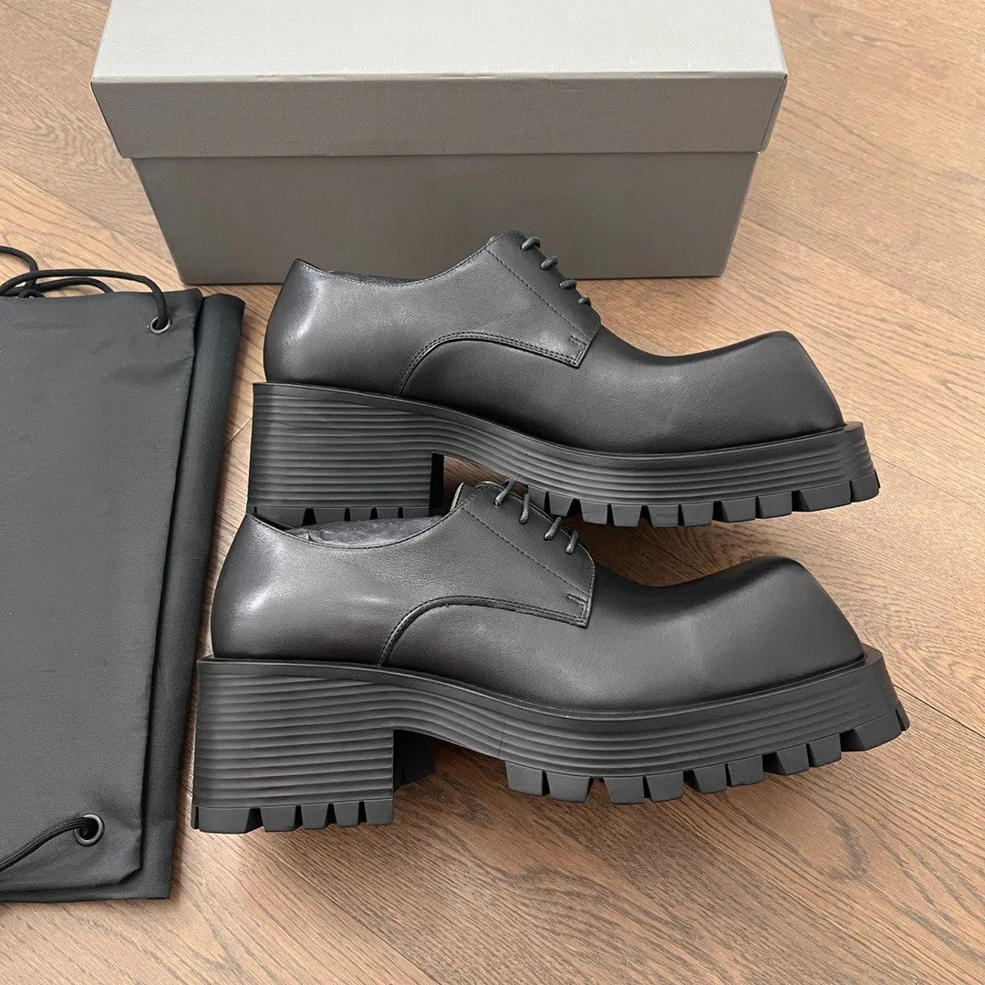 Big Cocked Head Square Head Niche Leather Shoes Thick Bottom Increase With A Hundred And One British Derby Tide Men's Shoes
Big Cocked Head Square Head Niche Leather Shoes Thick Bottom Increase With A Hundred And One British Derby Tide Men's Shoes