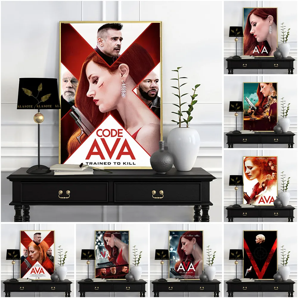 Ava Action Thriller Movie Poster Jessica Chastain Modern Print Canvas Painting Wall Art Picture Decor
Ava Action Thriller Movie Poster Jessica Chastain Modern Print Canvas Painting Wall Art Picture Decor