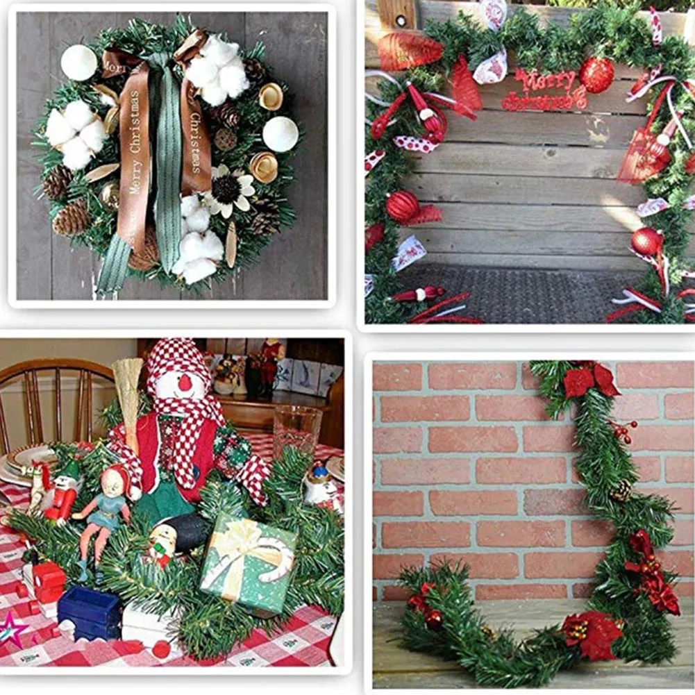 Pine Needle Rattan Vine Christmas Garland Tree Decorations Supplies For Home Outdoor Party Ornaments Hanging Pendant 5.2M
Pine Needle Rattan Vine Christmas Garland Tree Decorations Supplies For Home Outdoor Party Ornaments Hanging Pendant 5.2M
