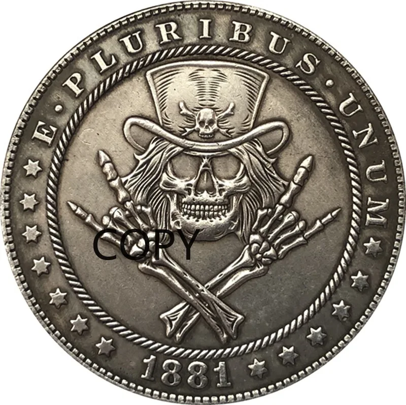 Antique Crafts American Morgan Wanderer Imitation Commemorative Coin Collectible Replica
Antique Crafts American Morgan Wanderer Imitation Commemorative Coin Collectible Replica