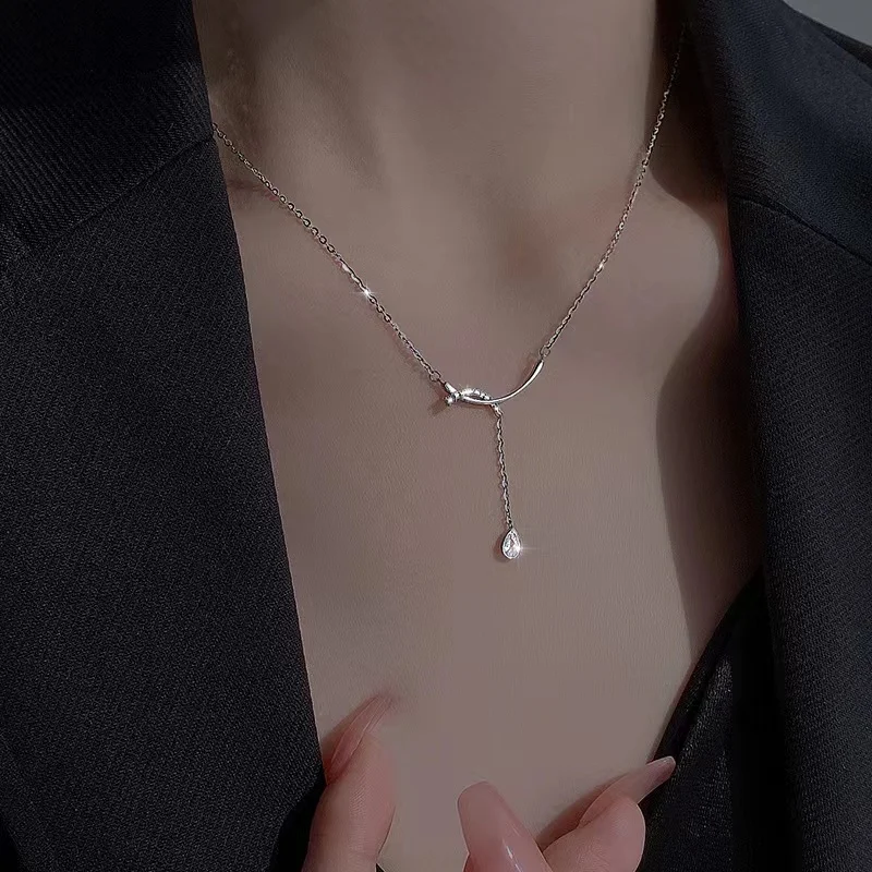 Necklace for women Silver 925 Korean fashion Trendy model Jewelry for women Versatile necklace Cheap items with free shipping
Necklace for women Silver 925 Korean fashion Trendy model Jewelry for women Versatile necklace Cheap items with free shipping