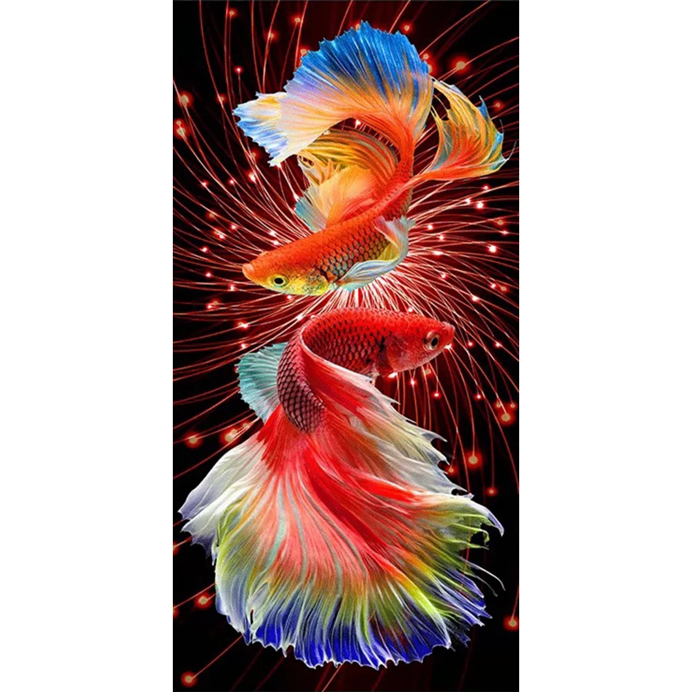 5D DIY Full Round Drill Diamond Painting Goldfish Mosaic Kit Rhinestone Drawing Picture Home Decoration Art Craft
5D DIY Full Round Drill Diamond Painting Goldfish Mosaic Kit Rhinestone Drawing Picture Home Decoration Art Craft