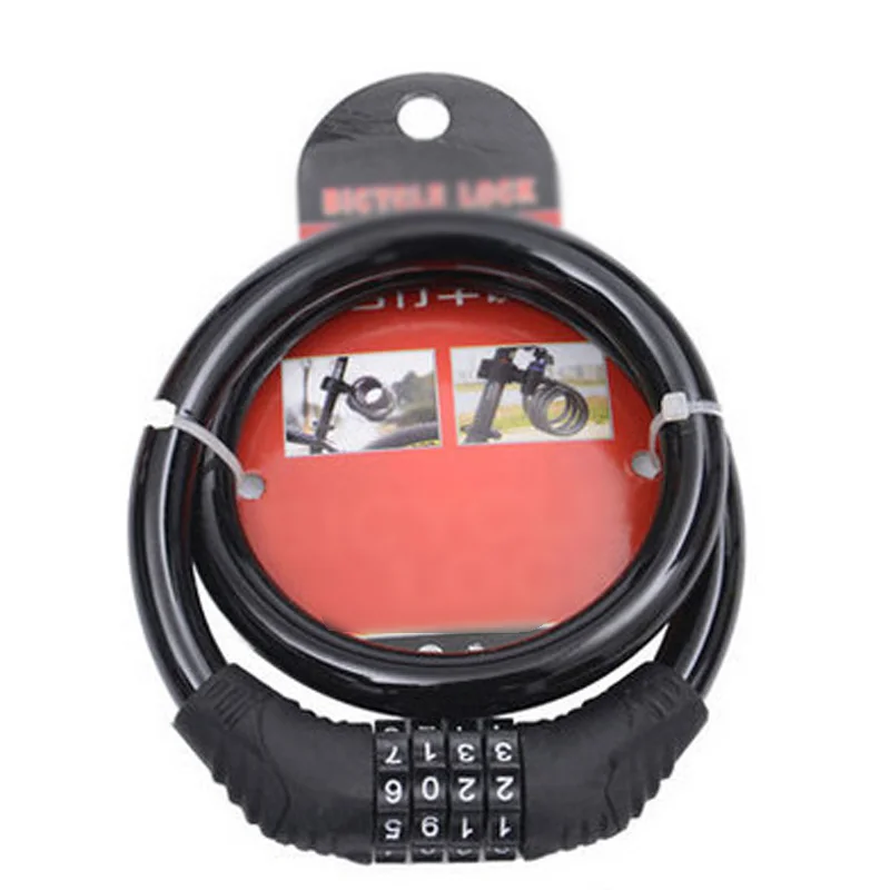 Practical Durable Cable lock Bike Combination Accessories Chain Fix Password Motorcycles Mountain Bicycle 4 Code
Practical Durable Cable lock Bike Combination Accessories Chain Fix Password Motorcycles Mountain Bicycle 4 Code